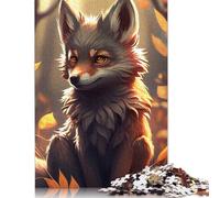 Cute Wolf Animal Puppy 1000 Piece Puzzles for Adults Challenging And Brainteasing Hard Puzzles for Adult Children 1000pcs (75x50cm)