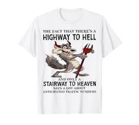 Cute Wolf The Fact That There's A Highway To Hell And Only T-Shirt