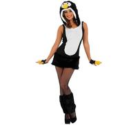 Cute Women`s Penguin Costume S-XL Ladies Animal Christmas Halloween Fancy Dress
