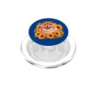 Cute Womens Girls Kids Floral Flower Chow Chow Lover PopSockets PopGrip for MagSafe