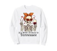 Cute Women's It's Wine O'clock in Tennessee Sweatshirt