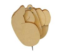Cute Wooden Brooch - Creative Wooden Brooch, Unique Wooden Brooch, Handmade Brooch - Interactive Brooches and Brooches for Women. Unique Brooch for Birthday, Easter, Anniversary