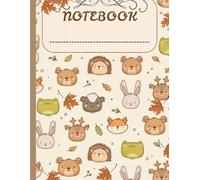 Cute Woodland Animals Composition Notebook: 100 Lined Pages| Forest-Themed Ruled Notebook for Writing & Journaling