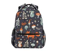 Cute Woodland Animals School Backpack for Boys Girls Kids Travel Bag Bookbag