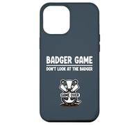 Cute Woodland Creature Badger Game Don’t Look at the Badger Case for iPhone 12 Pro Max