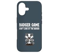Cute Woodland Creature Badger Game Don’t Look at the Badger Case for iPhone 17