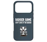 Cute Woodland Creature Badger Game Don’t Look at the Badger Case for iPhone 17 Pro