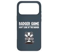 Cute Woodland Creature Badger Game Don’t Look at the Badger Case for iPhone 17 Pro Max