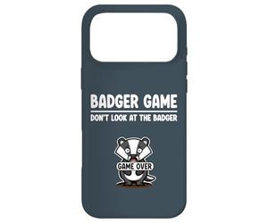 Cute Woodland Creature Badger Game Don’t Look at the Badger Case for iPhone 17 Pro Max