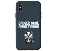 Cute Woodland Creature Badger Game Don’t Look at the Badger Case for iPhone X/XS