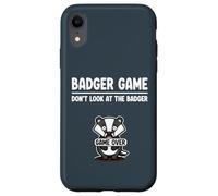 Cute Woodland Creature Badger Game Don’t Look at the Badger Case for iPhone XR