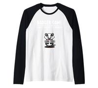 Cute Woodland Creature Badger Game Don’t Look at The Badger Raglan Baseball Tee