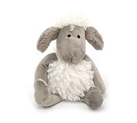 Cute Woolly Sheep Fabric Doorstop - Novelty Animal Door Stop - Grey Ear