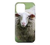 Cute woolly sheep portrait nature country Case for iPhone 12 Pro Max