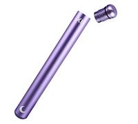 Cute XL Large Metal Tube Container - Airtight Water Proof and Smell Proof - Perfect for Purse Pocket Travel 5” (Gold)