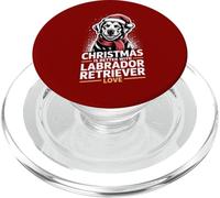 Cute XMAS Christmas Is Better With Labrador Retriever Love PopSockets PopGrip for MagSafe