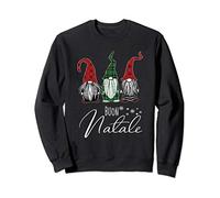 Cute Xmas Gnomes Buon Natale Italian Merry Christmas Graphic Sweatshirt