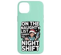 Cute Xmas Night Shift Nurse Christmas for Healthcare Worker Case for iPhone 14 Plus