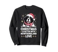Cute XMAS Puppy Christmas Is Better With Newfoundland Love Sweatshirt