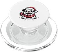 Cute XMAS Puppy Dog Christmas Is Better With Chug Love PopSockets PopGrip for MagSafe
