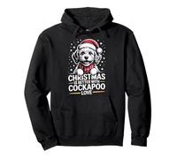 Cute XMAS Puppy Dog Christmas Is Better With Cockapoo Love Pullover Hoodie