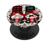 Cute Xmas Snowflake Pattern Hot Cocoa Mugs Christmas Gnome PopSockets Adhesive PopGrip