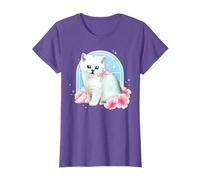 Cute y2k Aesthetic Cat Flower 90s 2000s Vintage Graphic T-Shirt