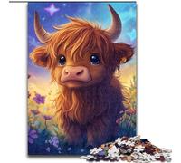 Cute Yak Baby Jigsaw Puzzles for Adults 1000 Piece, Family Activity Fun at Home Activities, Birthday Present,Travel Gifts (50x75cm)