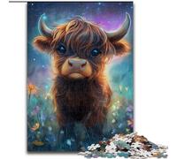 Cute Yak Baby Jigsaw Puzzles for Teenagers 1000 Piece Puzzle, Challenging Game And Family Play Parent-child Interaction (26x38cm)