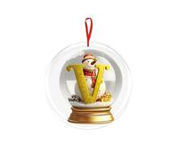 Cute Yellow Crystal Ball Acrylic Ornament - Christmas Tree Hanging Pendant (V)
