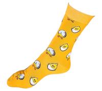 Cute Yellow Ducklings Chicks Hatching From Eggs All Over Mens Socks One Pair Multicoloured 6-10 UK