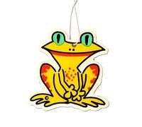 Cute Yellow Frog Air Freshner with Lemon Fragrance