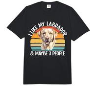 Cute Yellow Labrador Retriever I Like My Labrador Funny Lab Comfort Colors Adult Heavyweight T-Shirt