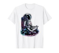 Cute Yoga Astronaut Wellness Tai Chi Medication Zen Give T-Shirt