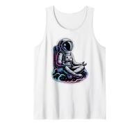 Cute Yoga Astronaut Wellness Tai Chi Medication Zen Give Tank Top