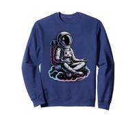 Cute Yoga Astronaut Wellness Tai Chi Meditation Zen XiGong Sweatshirt