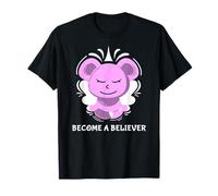 Cute Yoga Bear Meditation Mindfulness Become A Believer T-Shirt