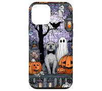 Cute Yorkshire Dog with Ghosts Pumpkins Halloween Case for iPhone 12 mini
