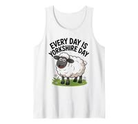 Cute Yorkshire Sheep Farm Animals for Children Mom Dad Tank Top