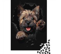 Cute Yorkshire Terrier 1000 Pc Recycled Paper Jigsaw Puzzle Adults Reusable Stress Relief Challenging Brain Teaser 70x50cm/1000pcs