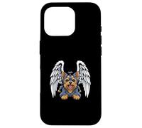 Cute Yorkshire Terrier Angel Pet Design Case for iPhone 16 Pro