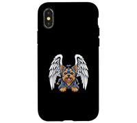 Cute Yorkshire Terrier Angel Pet Design Case for iPhone X/XS