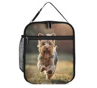 Cute Yorkshire Terrier Dog Lunch Bag Lunch Box Insulated Lunch Tote Bag Cooler Lunch Container for Men Women