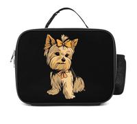 Cute Yorkshire Terrier Lunch Bag Insulated Lunch Box Container Lunch Tote Bag for Work Picnic