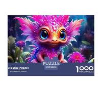Cute Young Dragon 1000 Piece Jigsaw Puzzle Mythology for Age 12+ Fun Activities Memory Games Relaxing 38x26cm/1000pcs