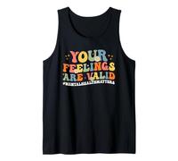 Cute Your Feelings are Valid Mental Health Awareness Tank Top