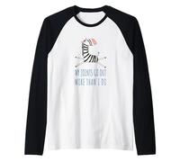 Cute Zebra Joints Go Out EDS Invisible Illness Awareness Raglan Baseball Tee