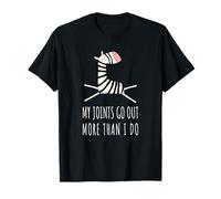 Cute Zebra Joints Go Out EDS Invisible Illness Awareness T-Shirt