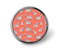 Cute Zebra Print Enamel Pins for Backpack - Cute Jacket Coat Hat Bags Badge Pins, Funny Unique Novelty Button Pin Women Men Fashion Jewelry Accessories