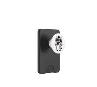 Cute Zebra Virtual Reality Gamer Cartoon Design PopSockets PopWallet for MagSafe